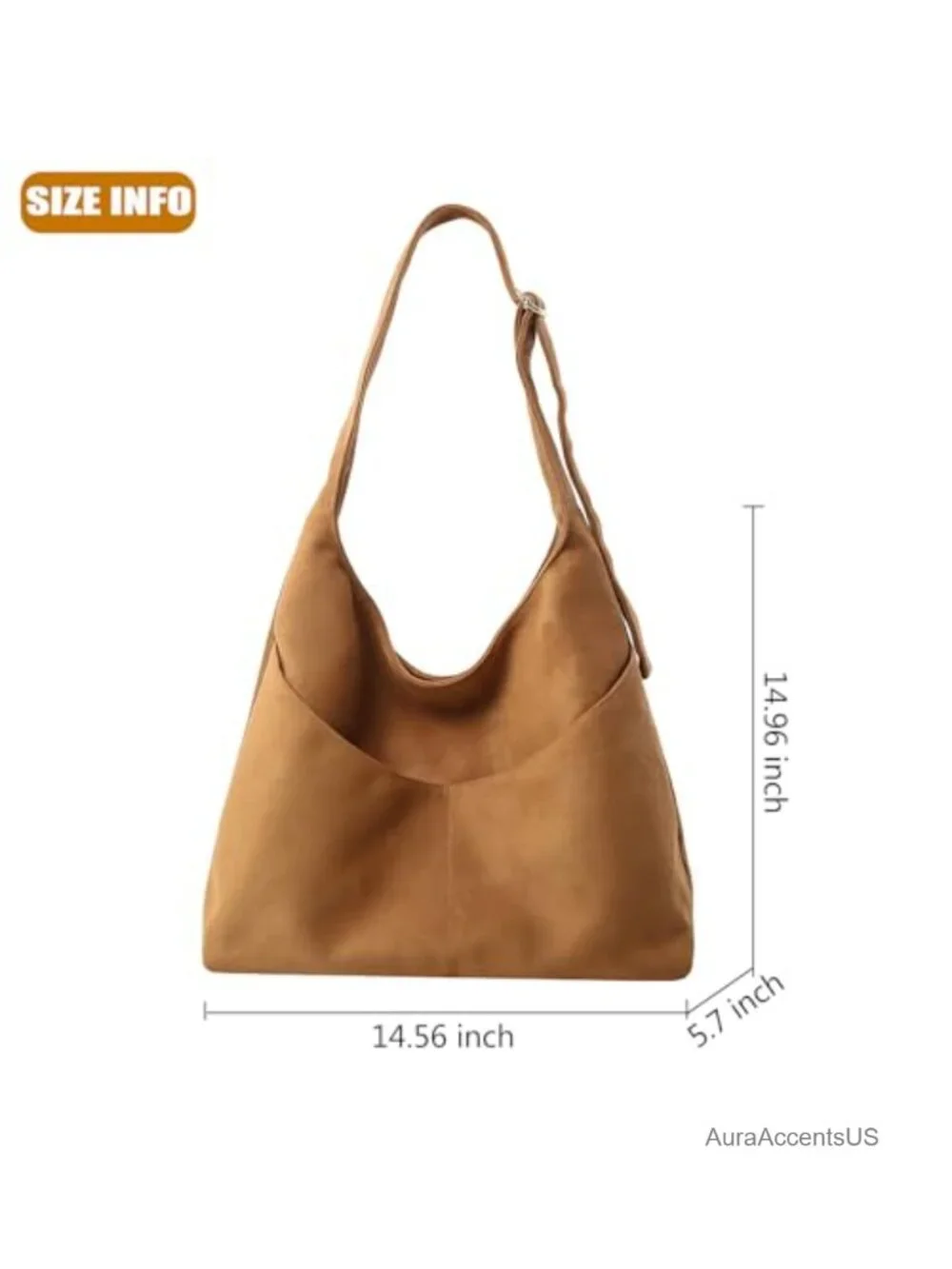 Suede Shoulder Bag Women Large Hobo Purse Crossbody Work Tote